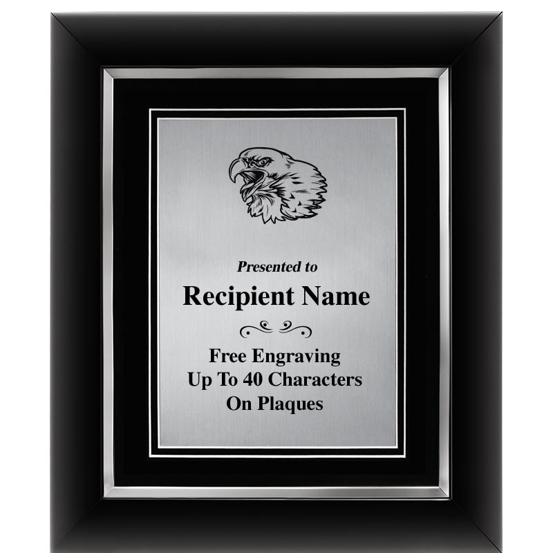 10"Wx12"H SLVR DECOR FRAME PLQ