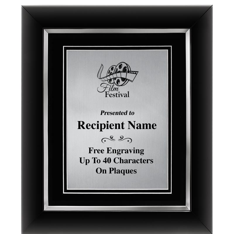 10"Wx12"H SLVR DECOR FRAME PLQ