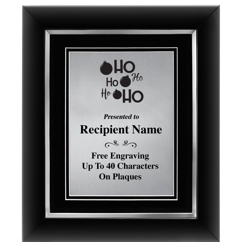 10"Wx12"H SLVR DECOR FRAME PLQ