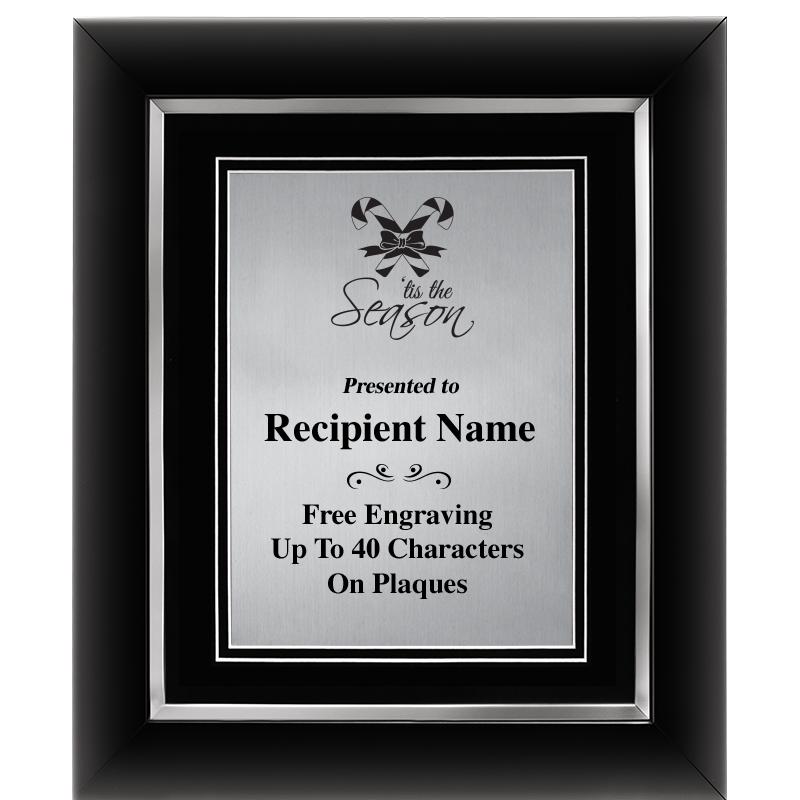 10"Wx12"H SLVR DECOR FRAME PLQ