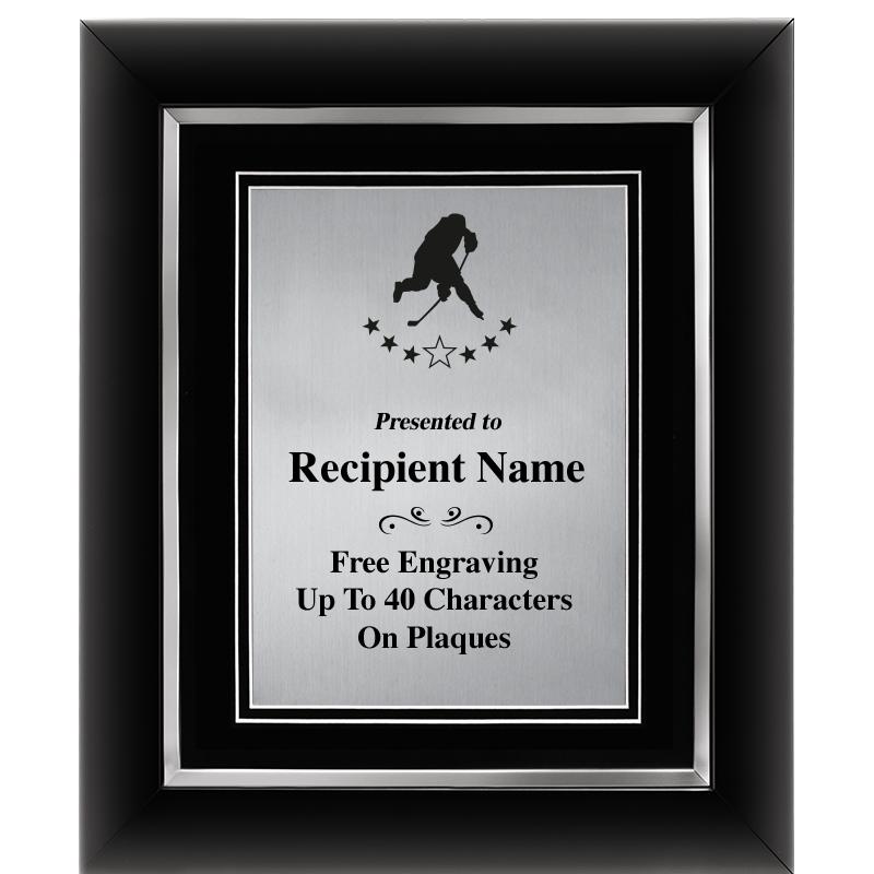 10"Wx12"H SLVR DECOR FRAME PLQ