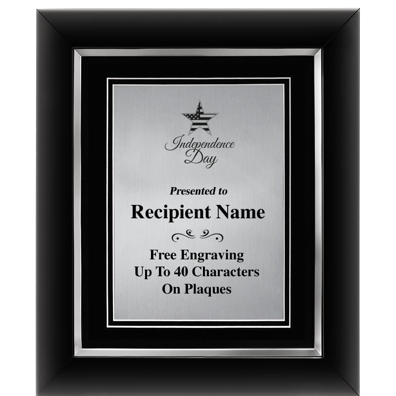 10"Wx12"H SLVR DECOR FRAME PLQ
