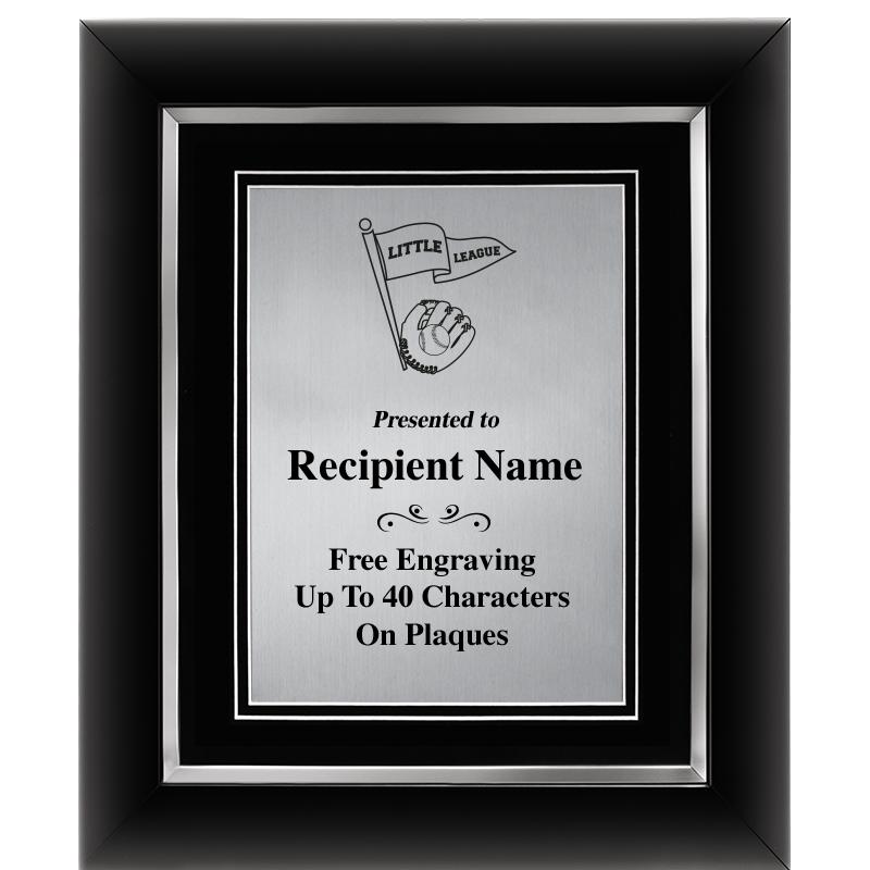 10"Wx12"H SLVR DECOR FRAME PLQ