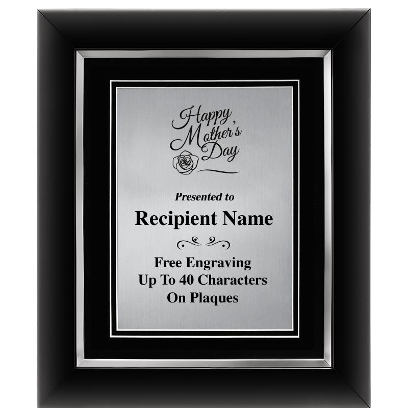 10"Wx12"H SLVR DECOR FRAME PLQ