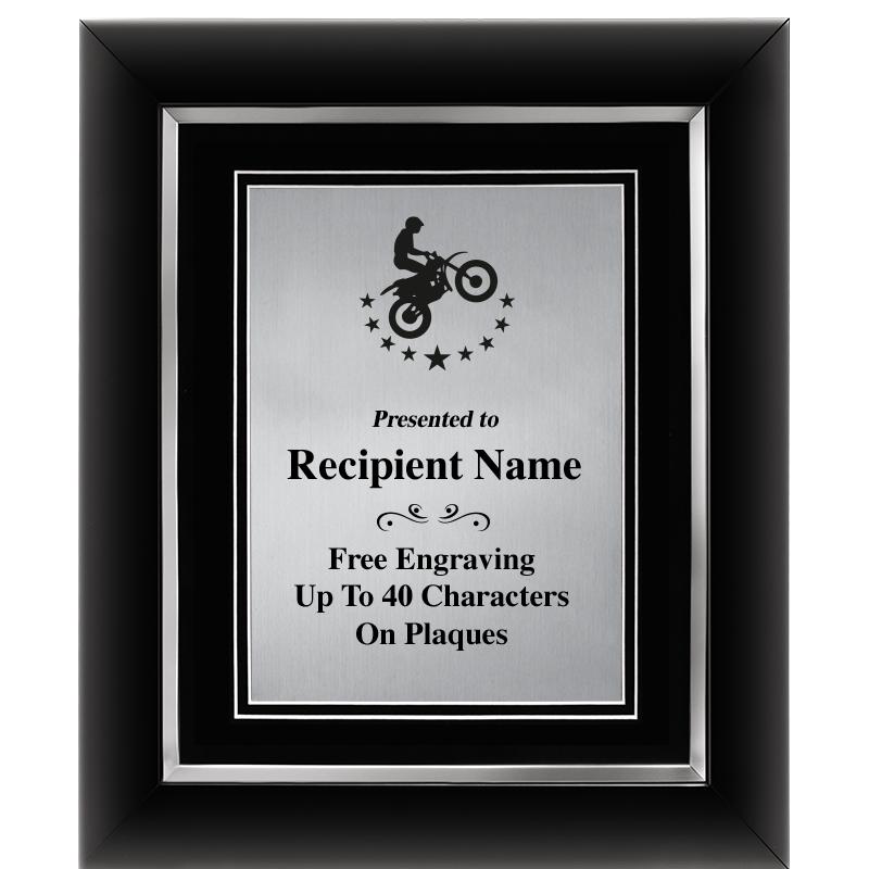 10"Wx12"H SLVR DECOR FRAME PLQ