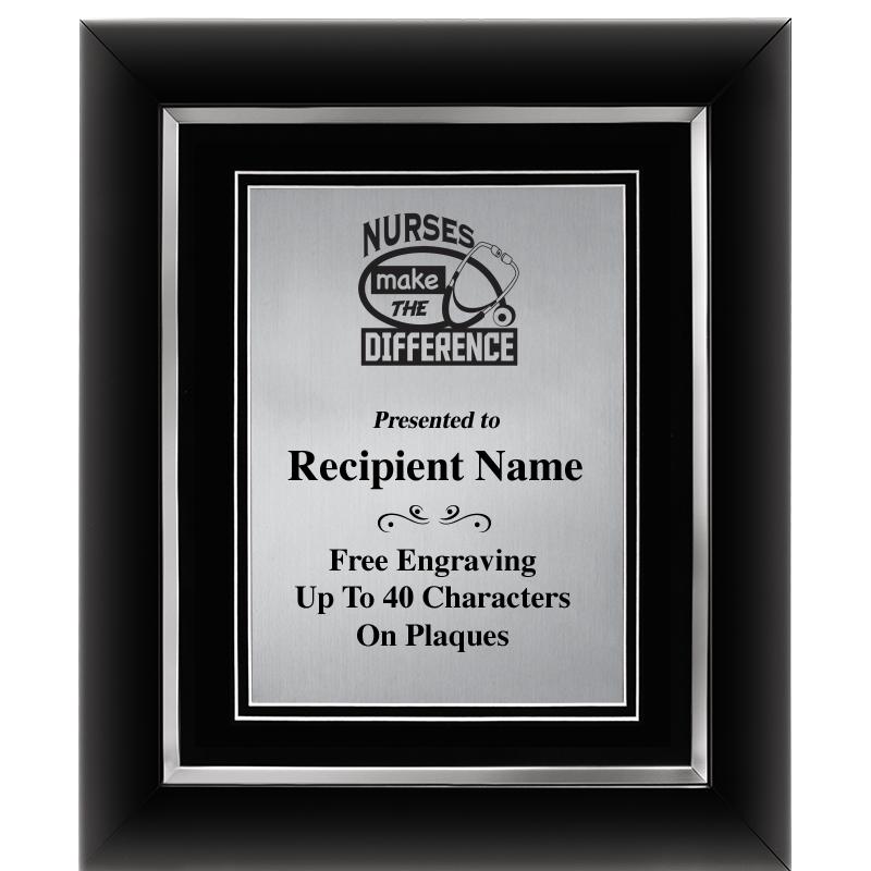 10"Wx12"H SLVR DECOR FRAME PLQ