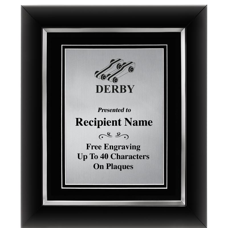 10"Wx12"H SLVR DECOR FRAME PLQ