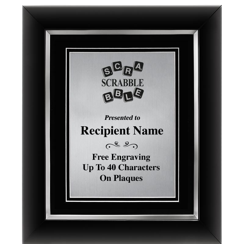 10"Wx12"H SLVR DECOR FRAME PLQ