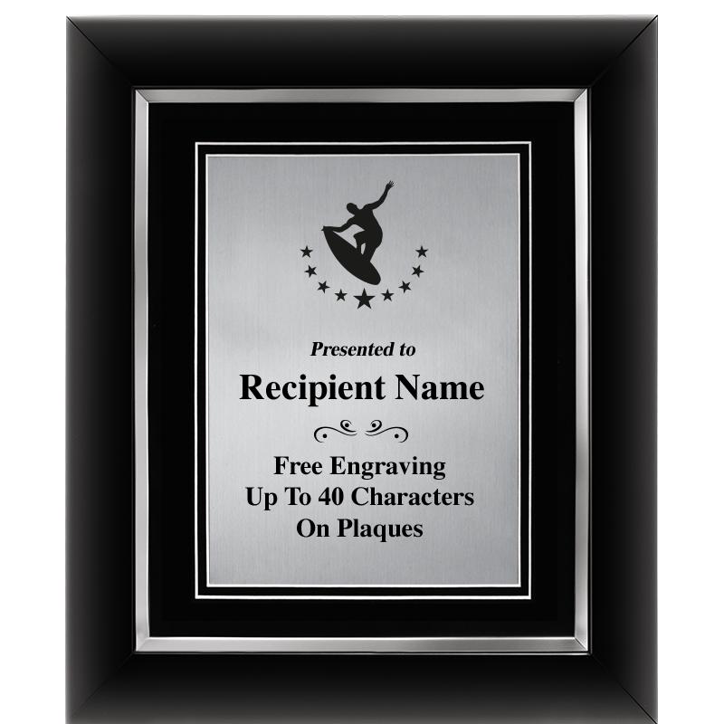 10"Wx12"H SLVR DECOR FRAME PLQ