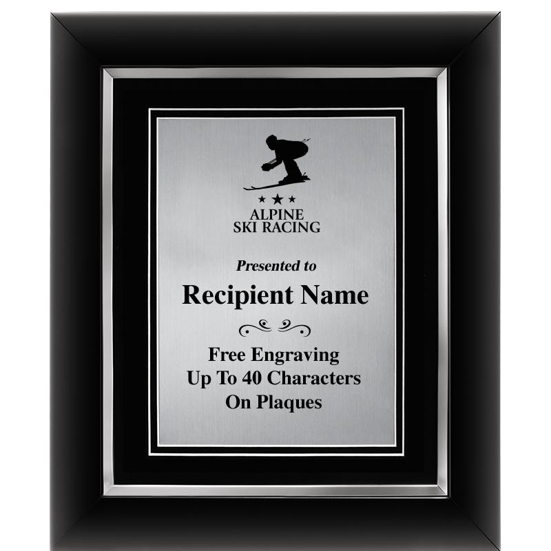 10"Wx12"H SLVR DECOR FRAME PLQ