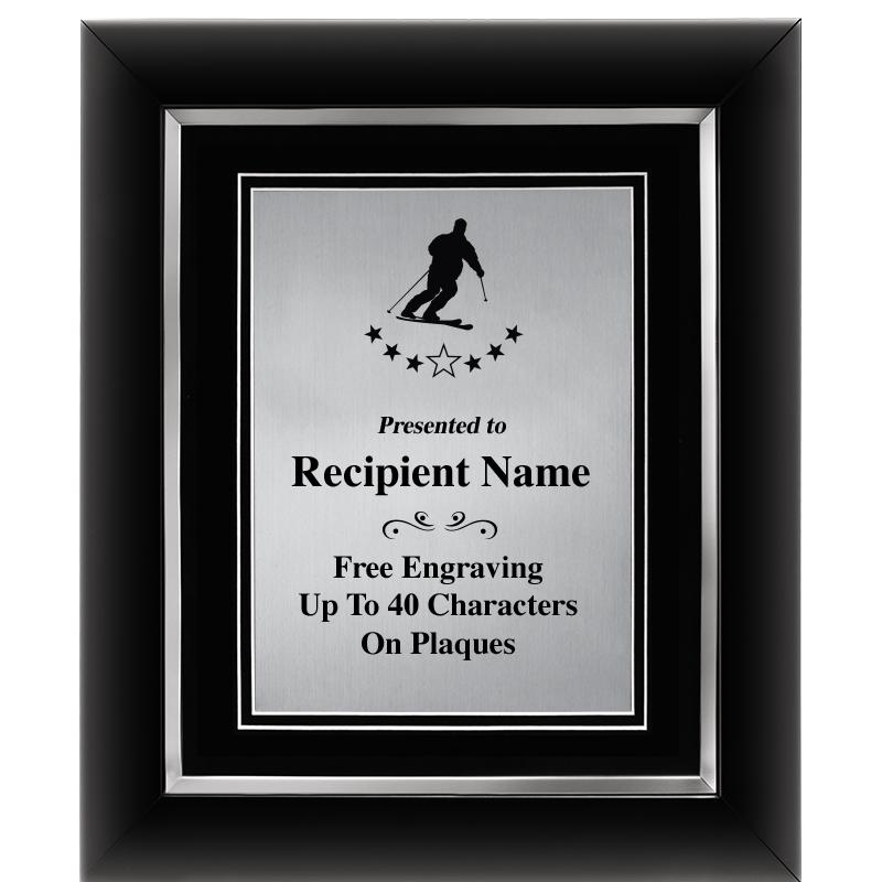 10"Wx12"H SLVR DECOR FRAME PLQ