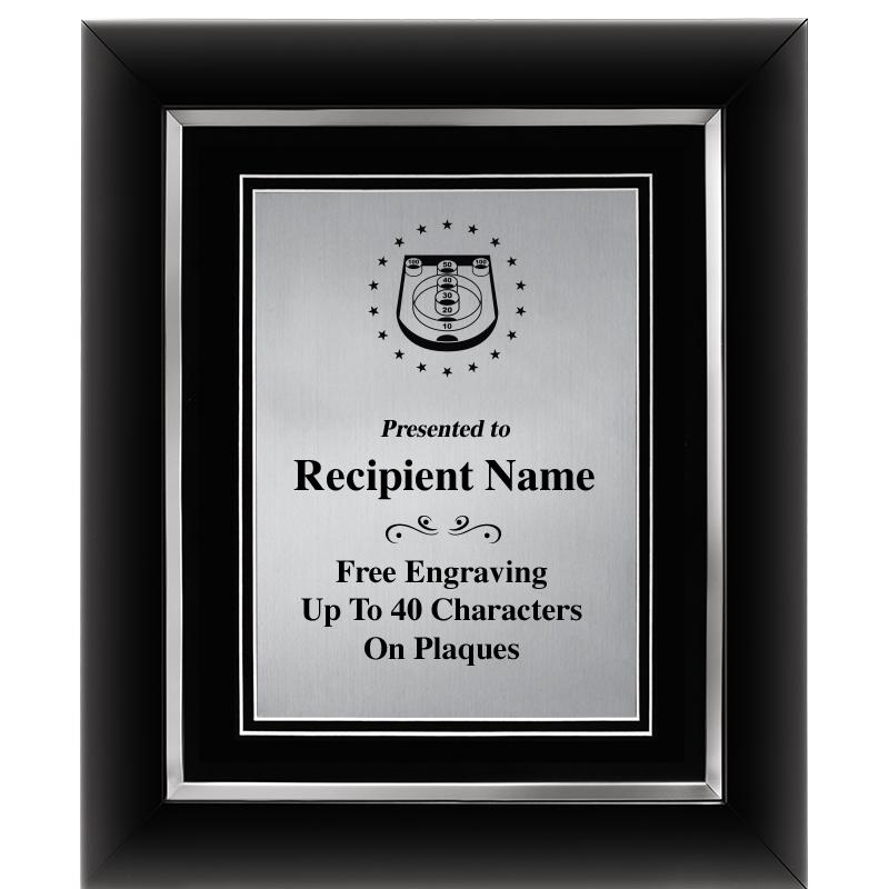 10"Wx12"H SLVR DECOR FRAME PLQ