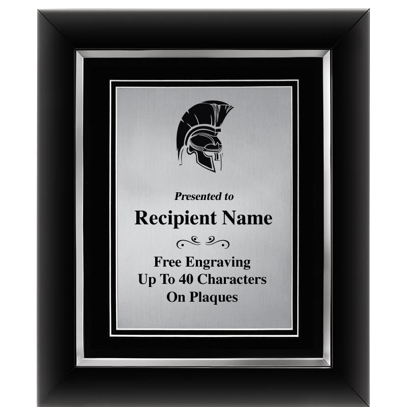 10"Wx12"H SLVR DECOR FRAME PLQ