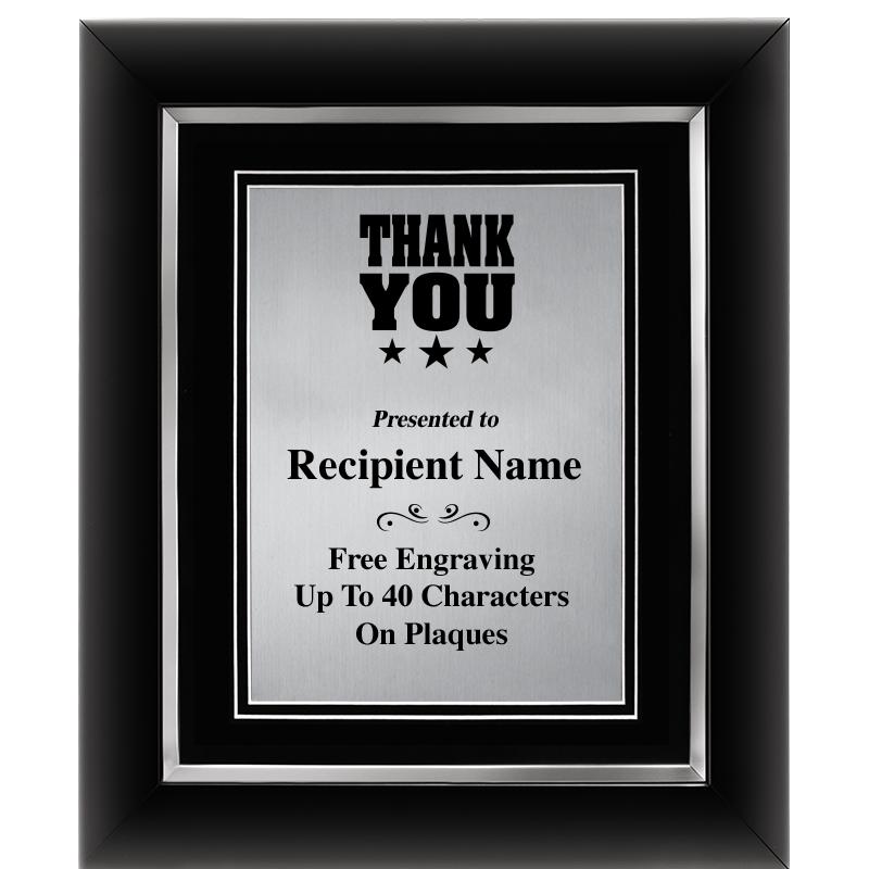 10"Wx12"H SLVR DECOR FRAME PLQ