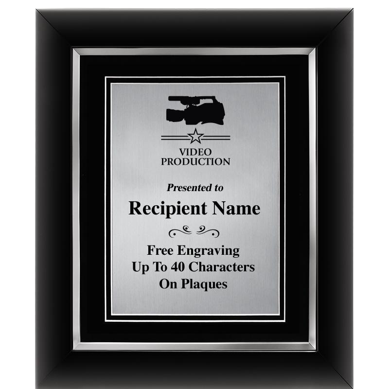 10"Wx12"H SLVR DECOR FRAME PLQ