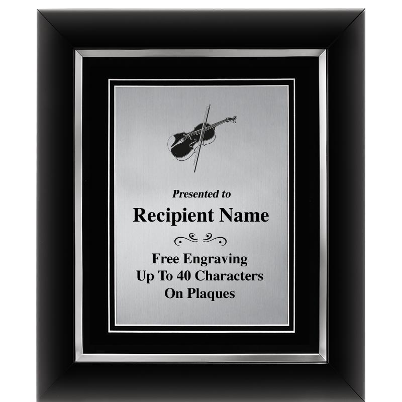 10"Wx12"H SLVR DECOR FRAME PLQ