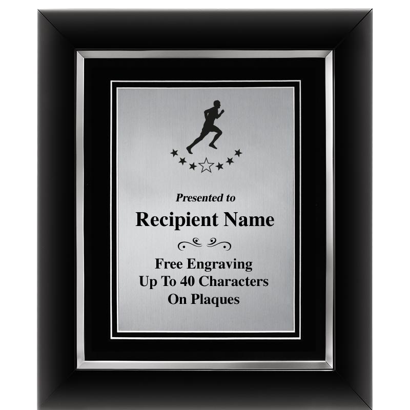 10"Wx12"H SLVR DECOR FRAME PLQ