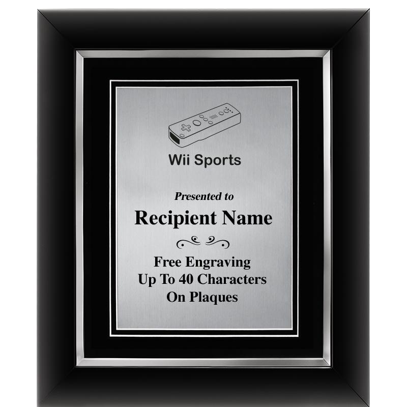 10"Wx12"H SLVR DECOR FRAME PLQ