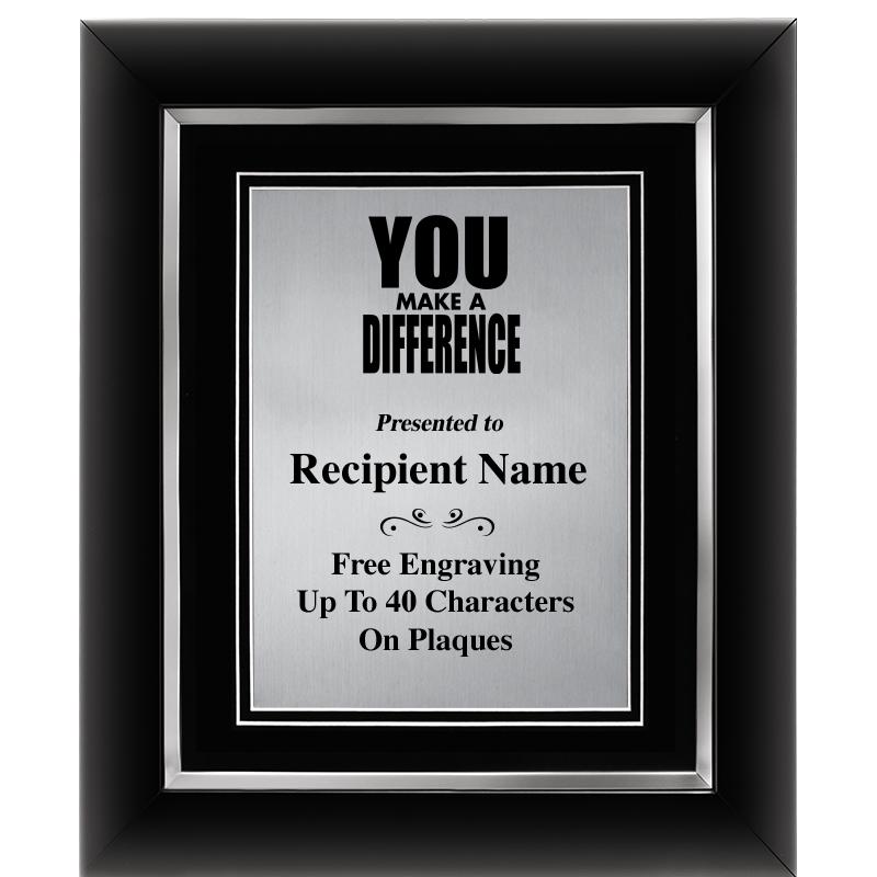 10"Wx12"H SLVR DECOR FRAME PLQ