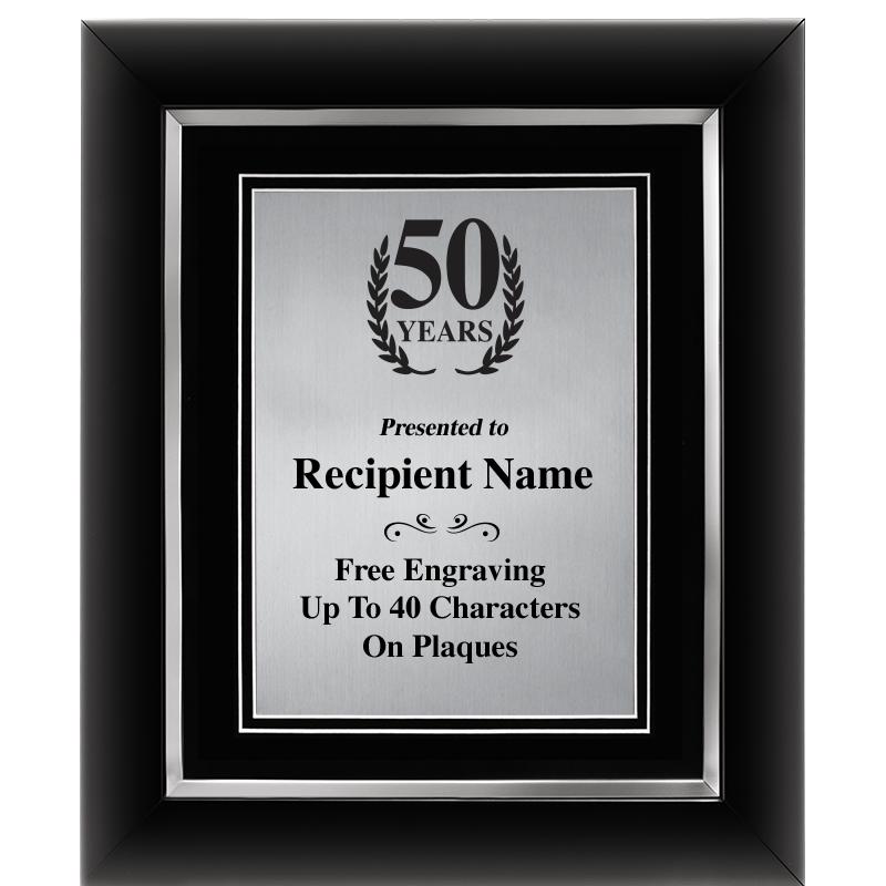 10"Wx12"H SLVR DECOR FRAME PLQ
