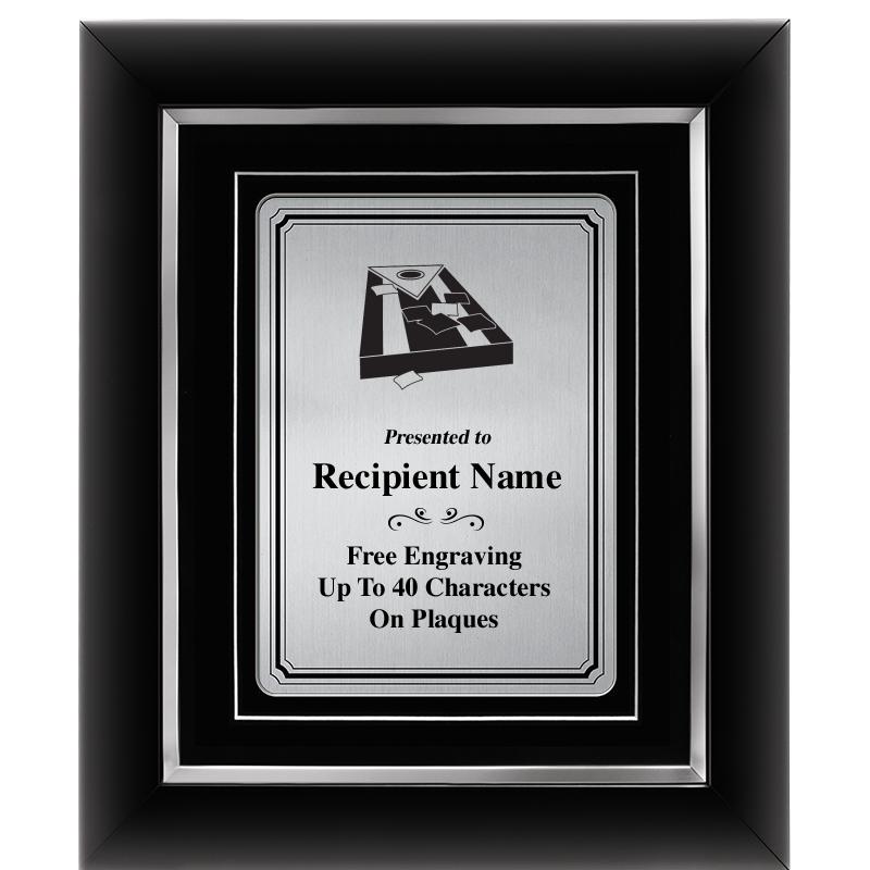 10x12 SLVR METAL PLT DECOR FRM