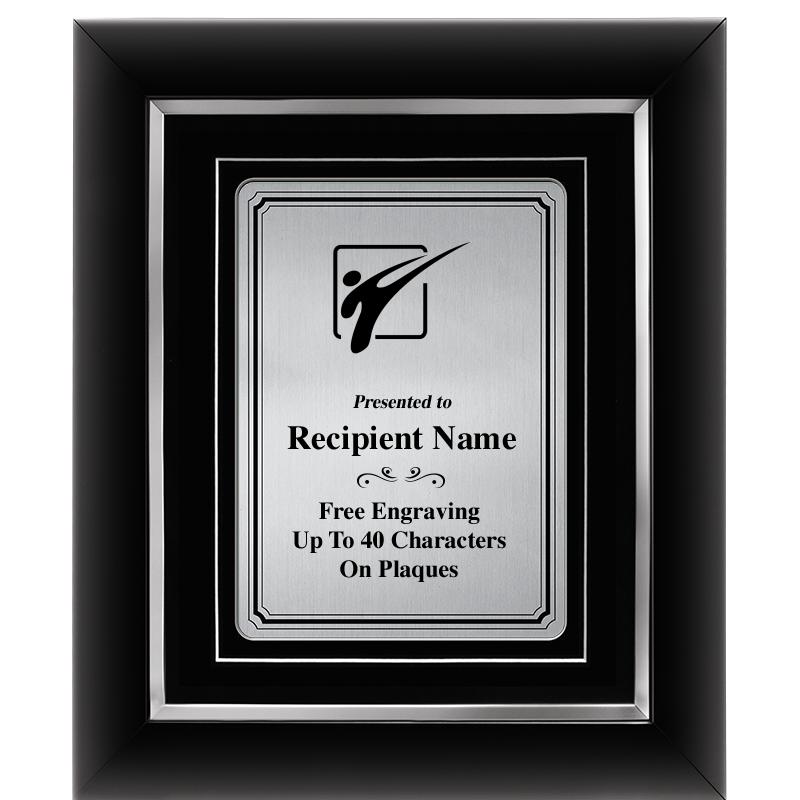 10x12 SLVR METAL PLT DECOR FRM