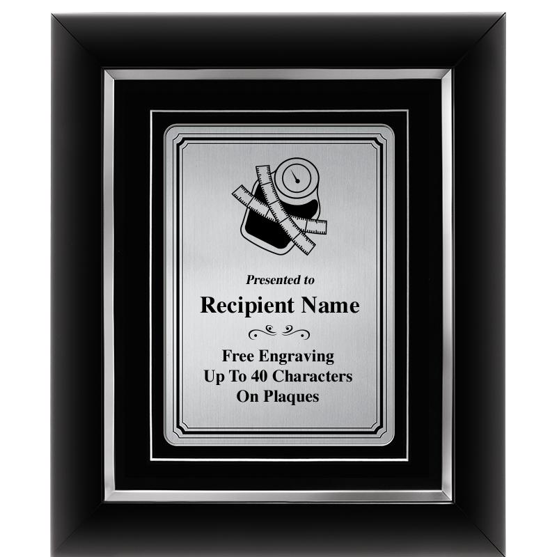 10x12 SLVR METAL PLT DECOR FRM