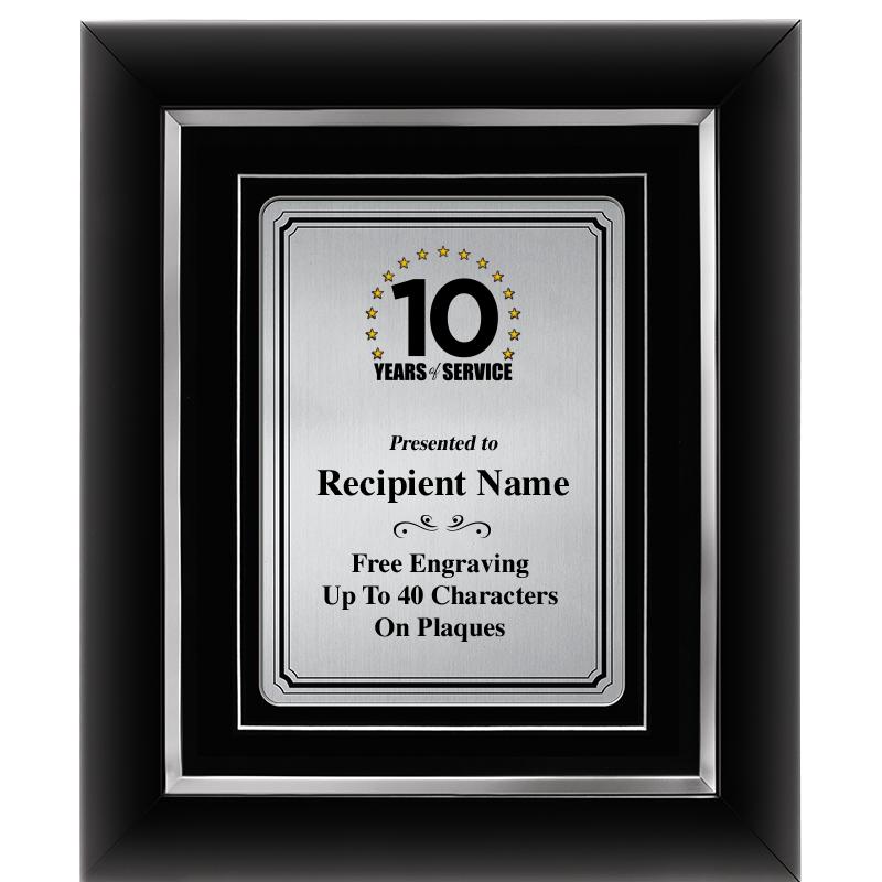 10x12 SLVR METAL PLT DECOR FRM