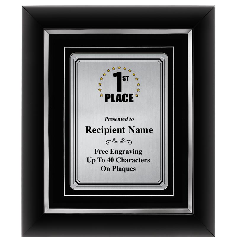 10x12 SLVR METAL PLT DECOR FRM