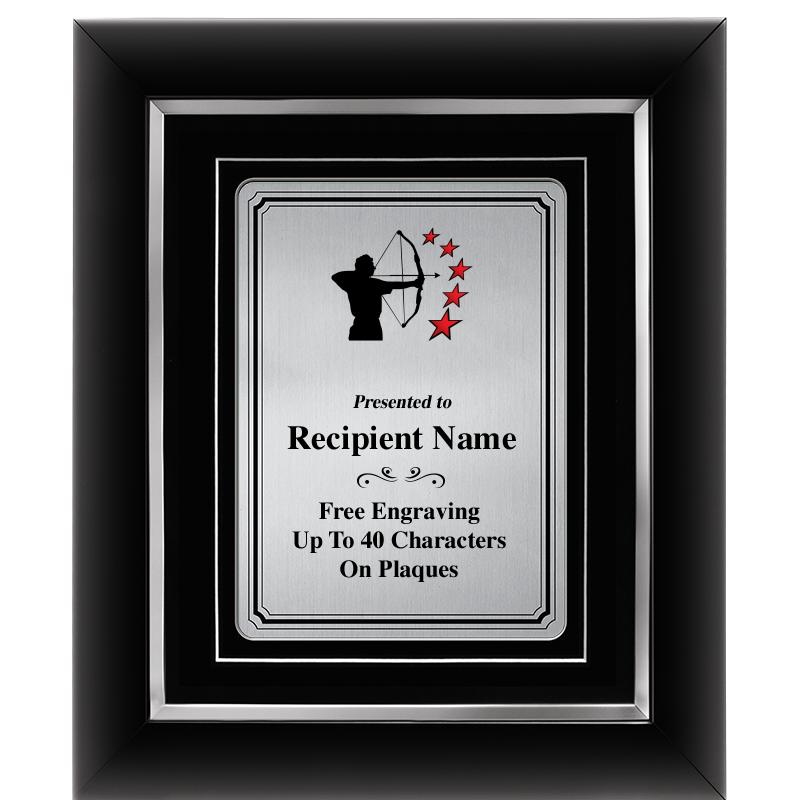 10x12 SLVR METAL PLT DECOR FRM