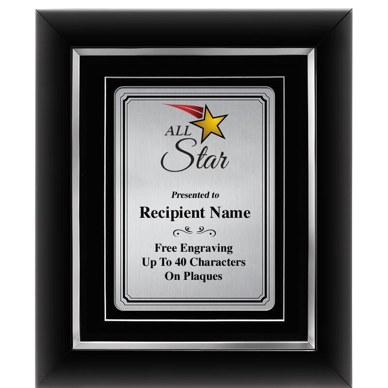 10x12 SLVR METAL PLT DECOR FRM