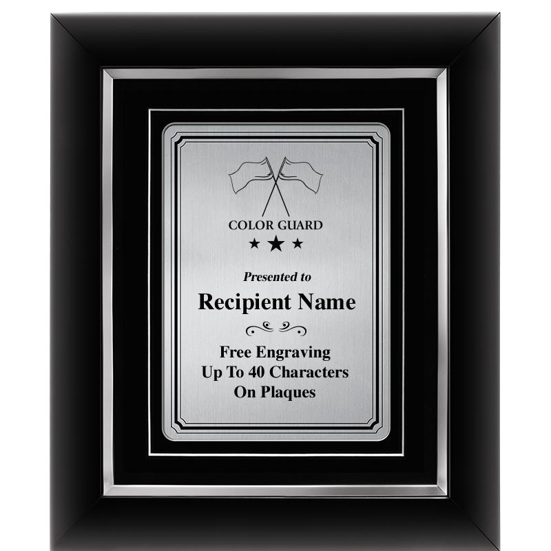 10x12 SLVR METAL PLT DECOR FRM