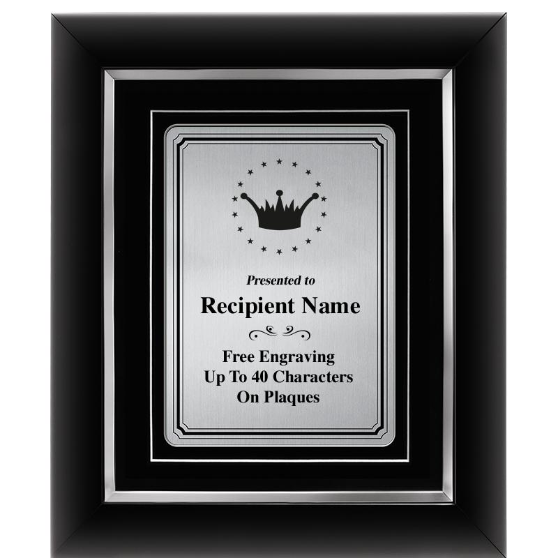 10x12 SLVR METAL PLT DECOR FRM