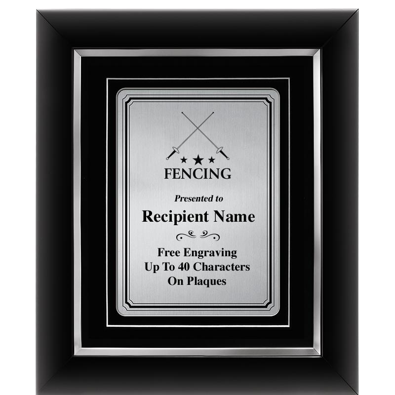 10x12 SLVR METAL PLT DECOR FRM