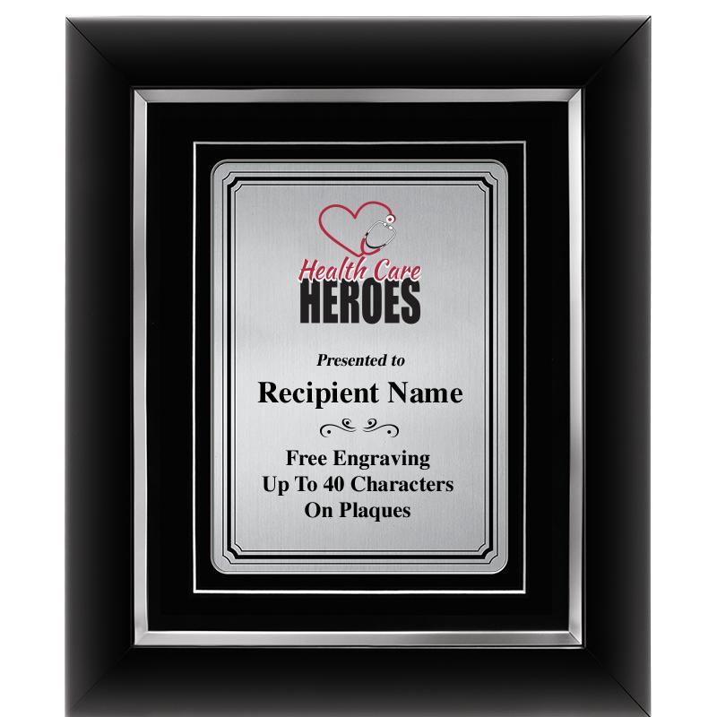 10x12 SLVR METAL PLT DECOR FRM