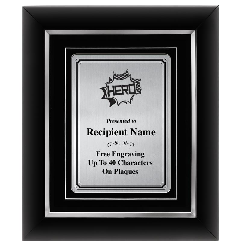 10x12 SLVR METAL PLT DECOR FRM