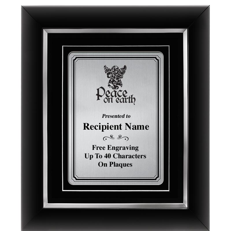 10x12 SLVR METAL PLT DECOR FRM