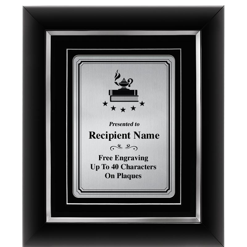 10x12 SLVR METAL PLT DECOR FRM