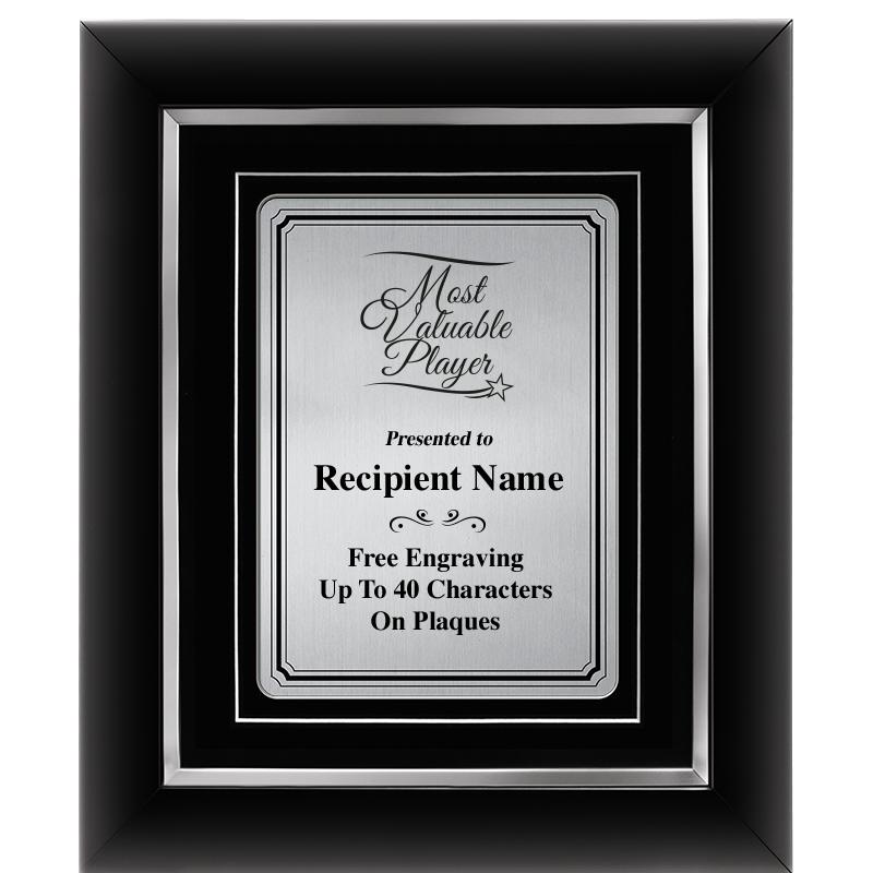 10x12 SLVR METAL PLT DECOR FRM