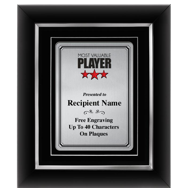 10x12 SLVR METAL PLT DECOR FRM