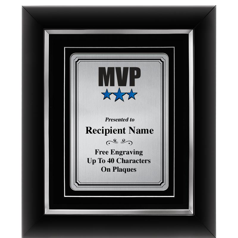 10x12 SLVR METAL PLT DECOR FRM