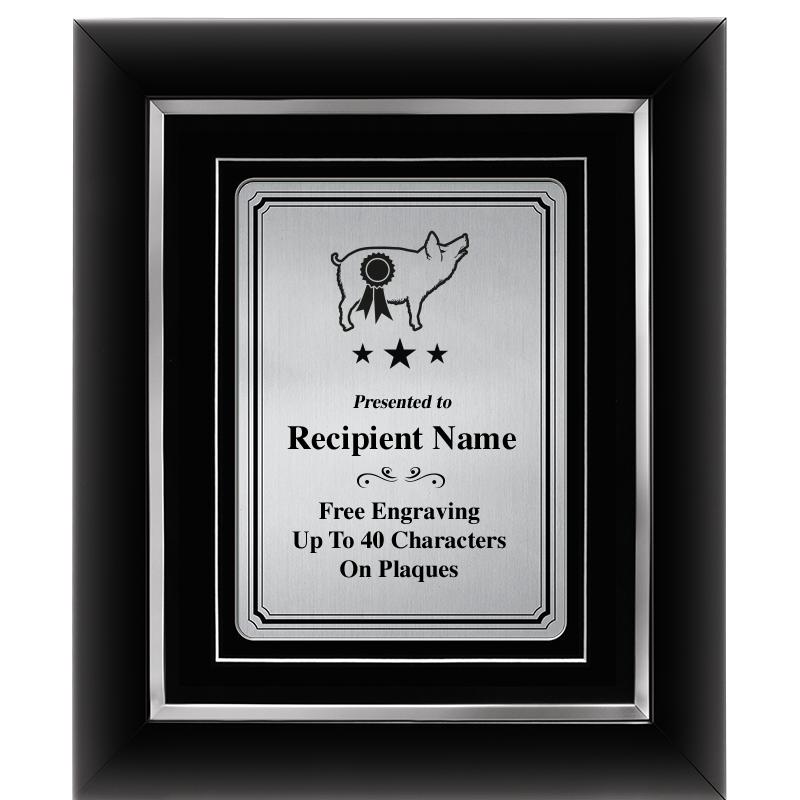 10x12 SLVR METAL PLT DECOR FRM