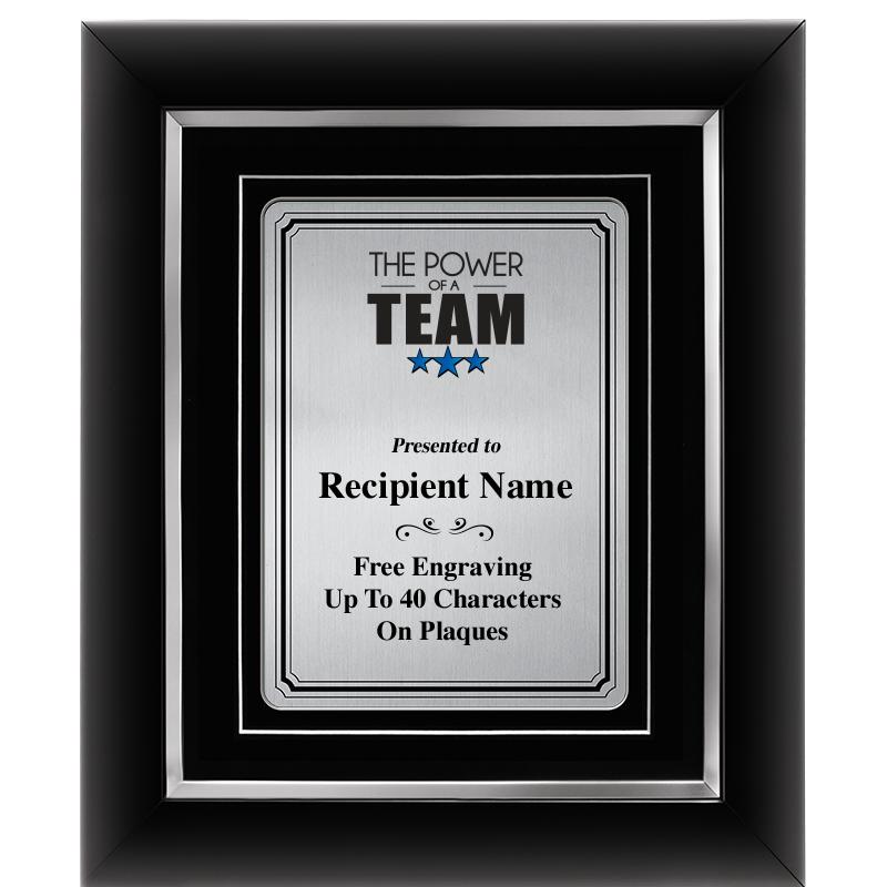 10x12 SLVR METAL PLT DECOR FRM