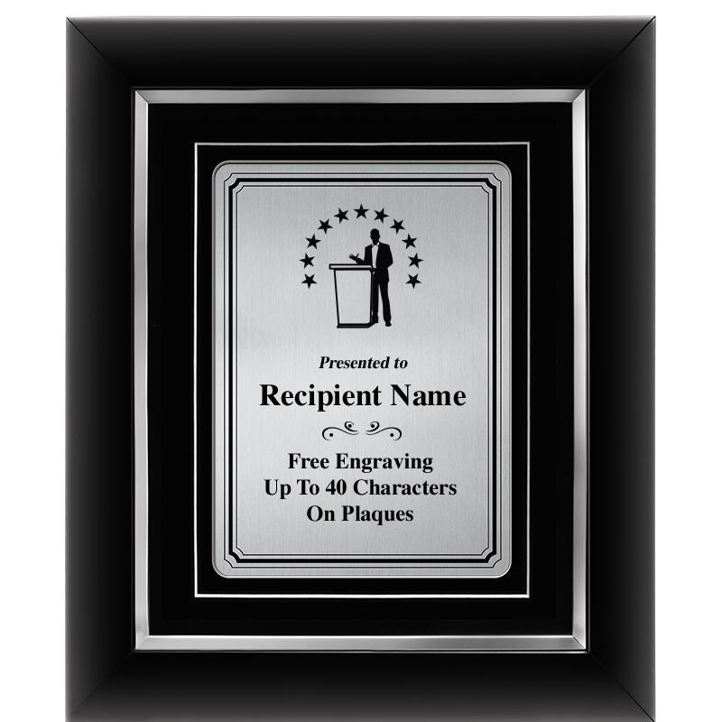 10x12 SLVR METAL PLT DECOR FRM