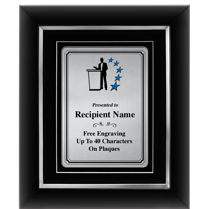 10x12 SLVR METAL PLT DECOR FRM