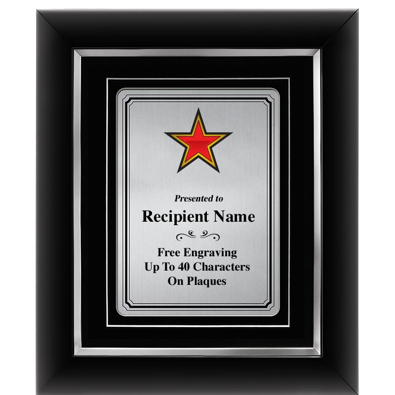 10x12 SLVR METAL PLT DECOR FRM