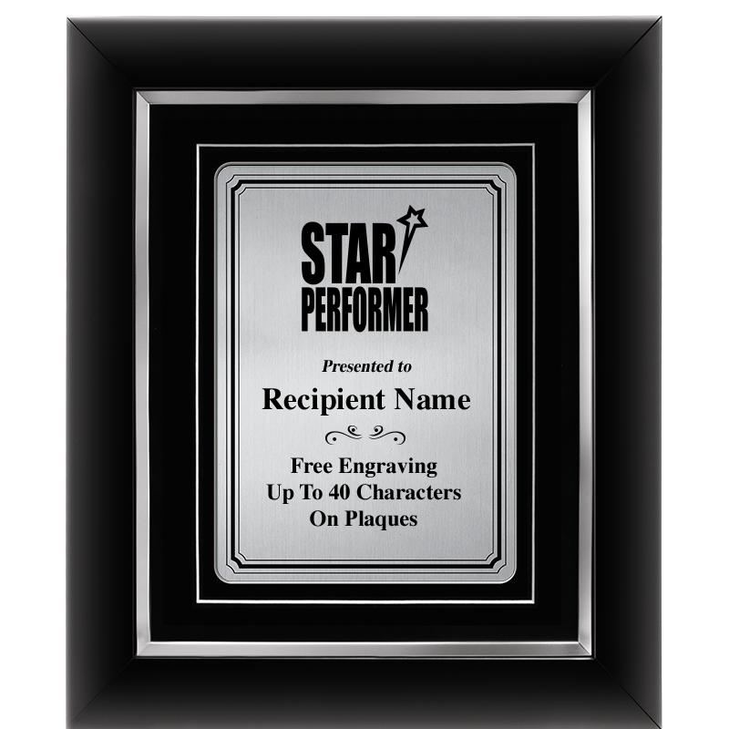 10x12 SLVR METAL PLT DECOR FRM