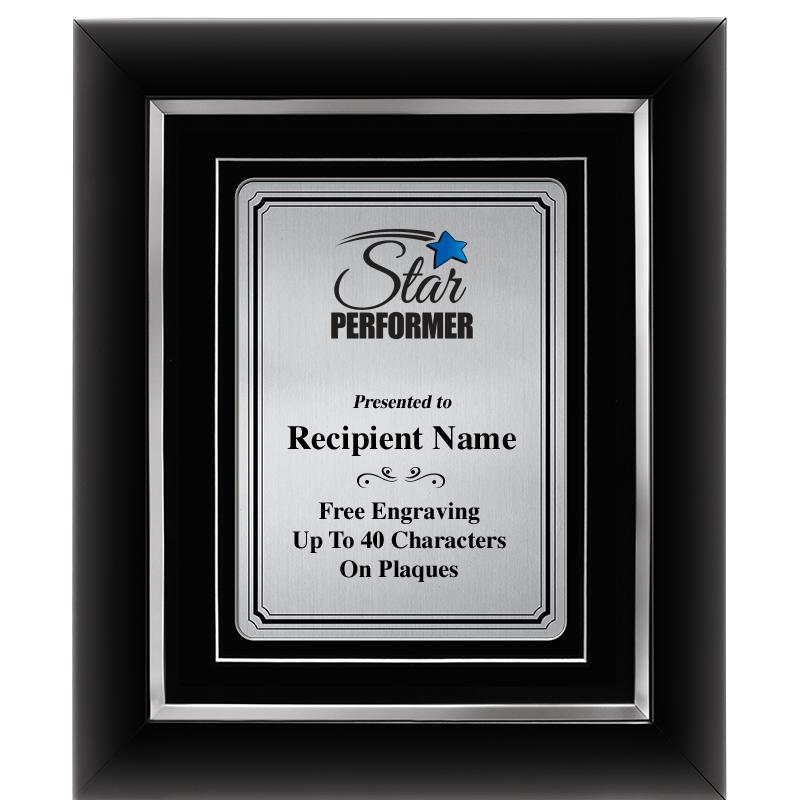 10x12 SLVR METAL PLT DECOR FRM