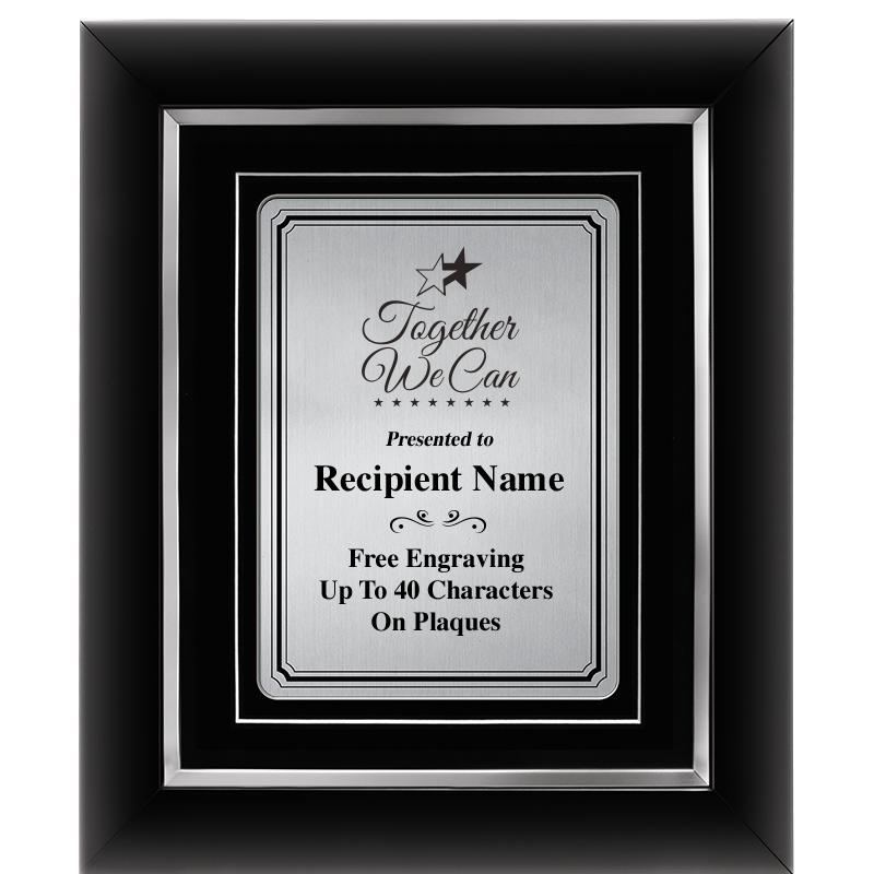 10x12 SLVR METAL PLT DECOR FRM