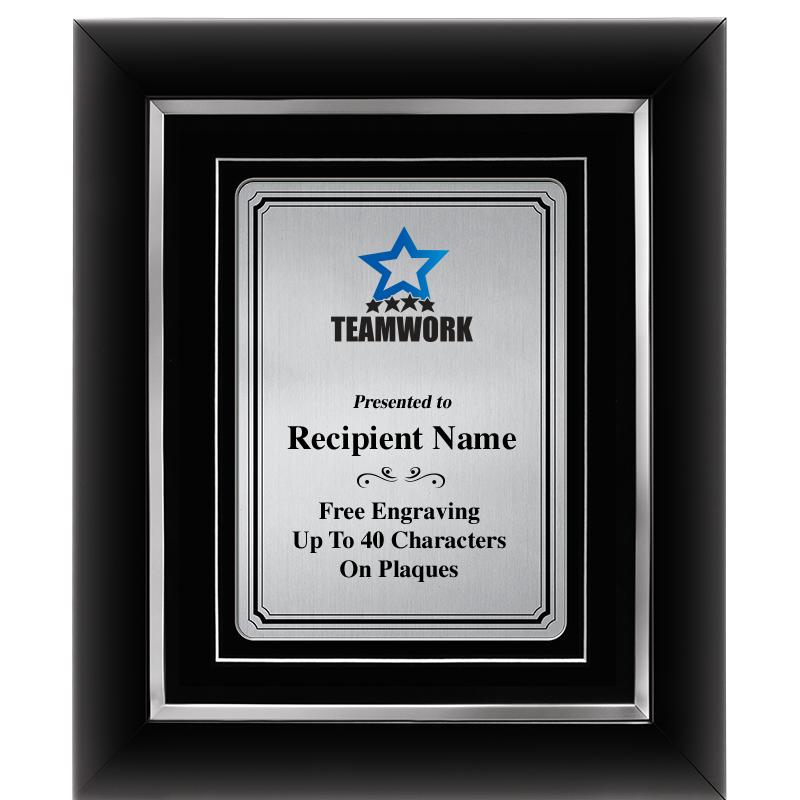10x12 SLVR METAL PLT DECOR FRM